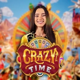 Crazy Time logo by Evolution at Wild Fortune CasinoCrazy Time
