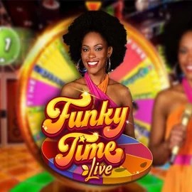 Funky Time logo – Live Casino by Evolution at Wild Fortune Casino