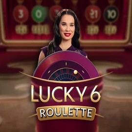 Official Live Casino logo: Lucky 6 Roulette by Pragmatic Play at Wild Fortune Casino